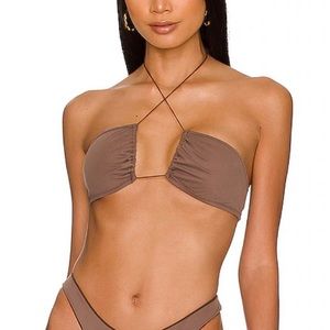 Tropic of C Camilla halter bikini set
